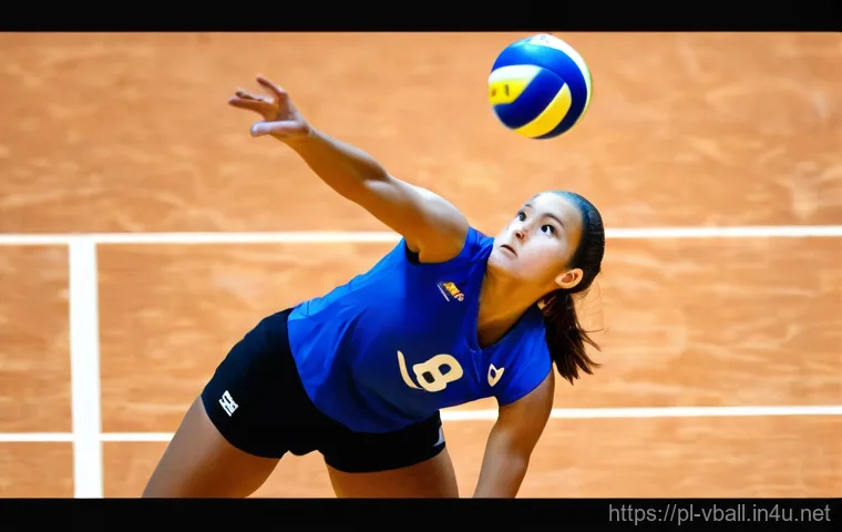 배구 경기 영상 분석 - **Volleyball Attack Analysis:** A dynamic, high-angle shot of a male volleyball player in peak physi...