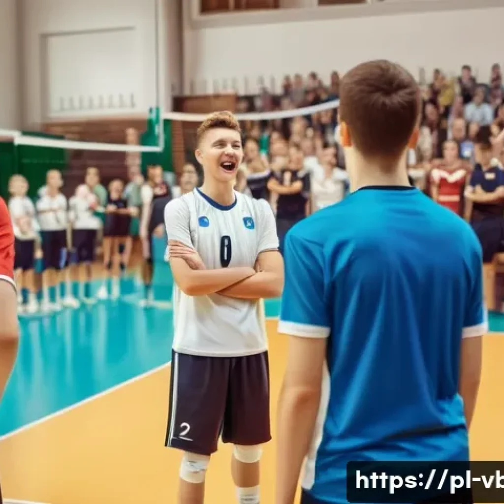 배구 이벤트 및 대회 참가 방법 - A vibrant indoor volleyball tournament scene in Poland featuring a diverse group of amateur players ...
