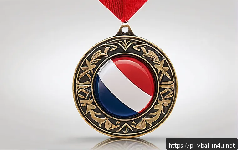 배구 관련 메달 디자인 - A modern tournament medal crafted from brass with an antique finish, featuring intricate laser-engra...
